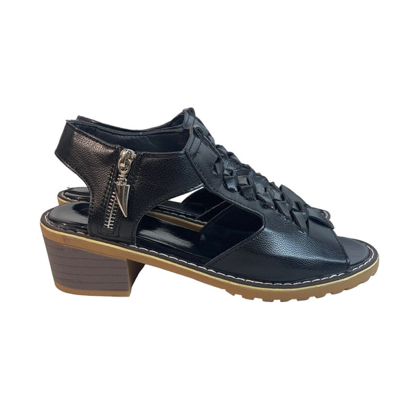 Shoes Vip Women's Black Wedge Sandals Sz 40 (9.5 US)