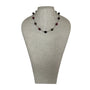 Vintage Silver Tone Necklace With Beads - 18in