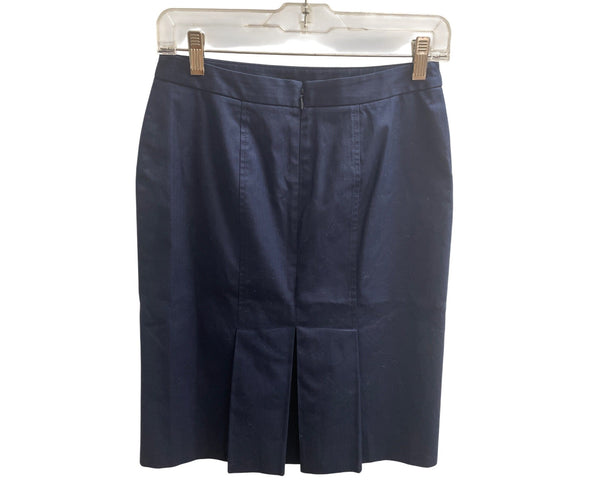 J. Crew Womens Navy Pencil Skirt Size 0
