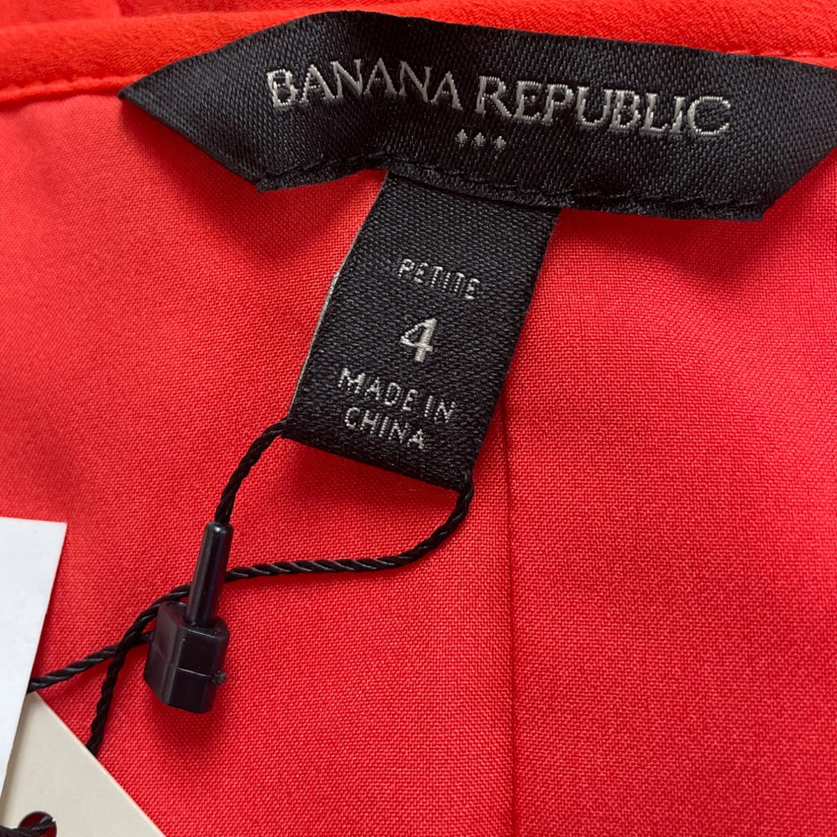Banana Republic Women's Red Pleated Midi Dress Spaghetti Straps Size 4P- New