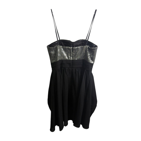 Aqua Womens Black Sequin Polyester Dress Size 2 Strapless Evening Formal Mini Aqua Womens Black Sequin Polyester Dress Size 2 Strapless Evening Formal Mini