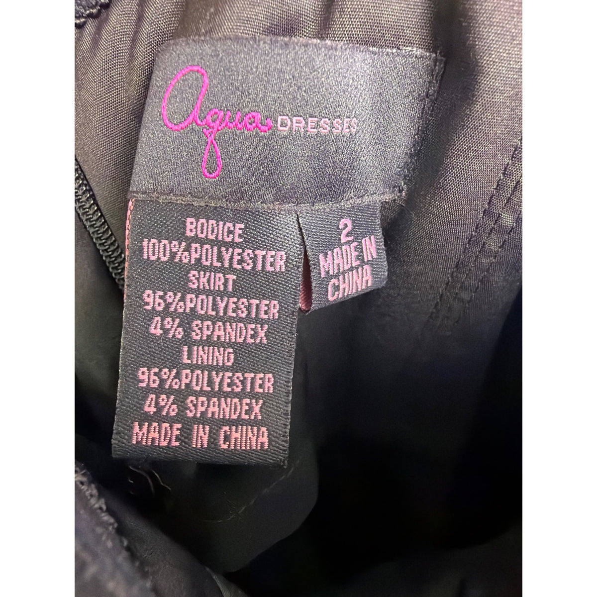 Aqua Womens Black Sequin Polyester Dress Size 2 Strapless Evening Formal Mini Aqua Womens Black Sequin Polyester Dress Size 2 Strapless Evening Formal Mini