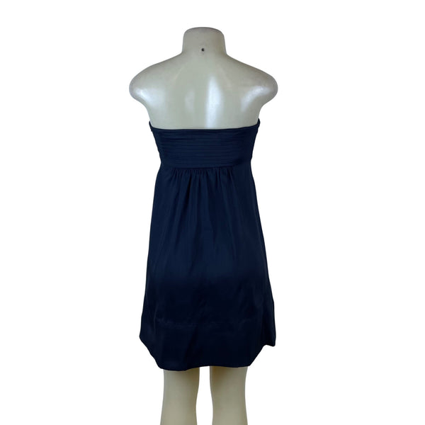 Banana Republic Women’s  Black Strapless Empire Waist Dress Petite Size 4P