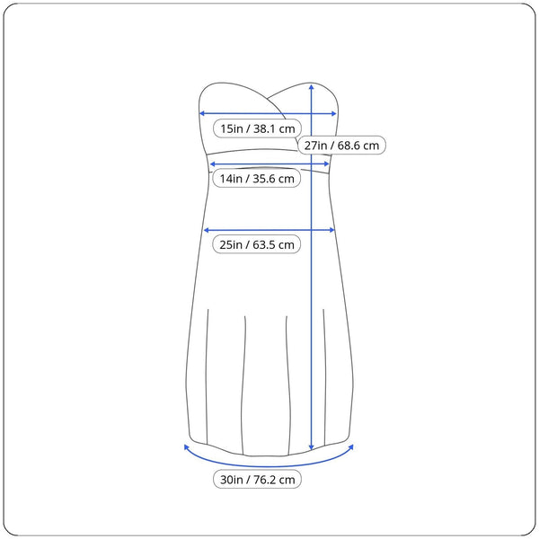 Banana Republic Women’s  Black Strapless Empire Waist Dress Petite Size 4P