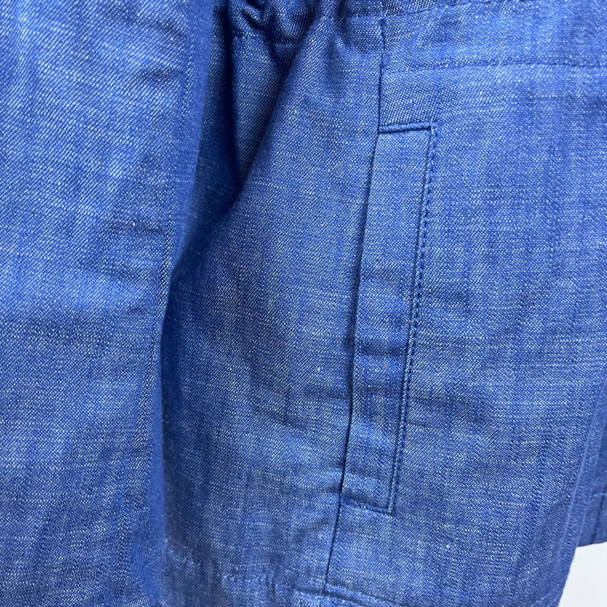 Denim & Co. Womens Blue Denim Button-Up Jacket Long Sleeve Size M