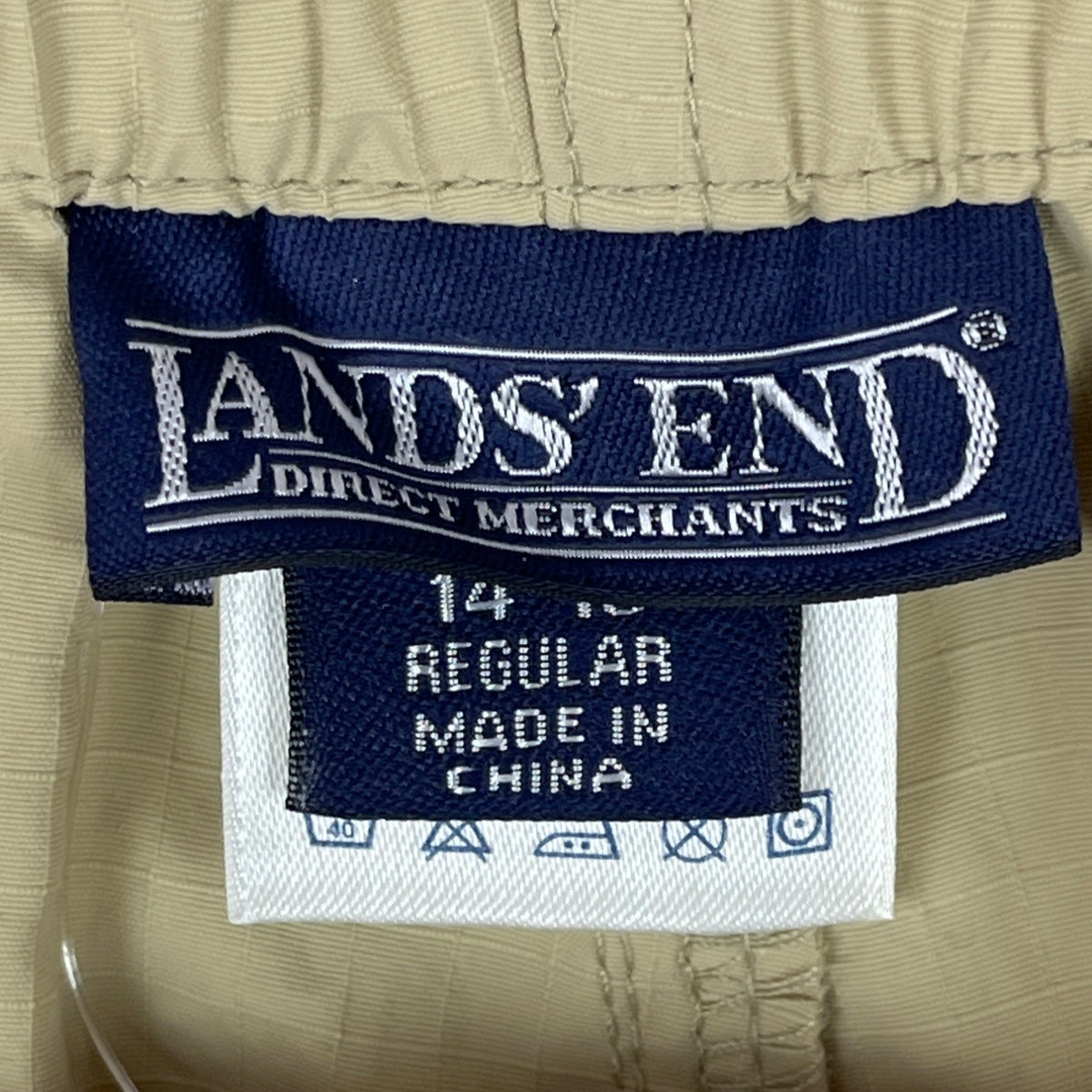 Lands End Men’s Dune Brown Convertible Cargo Pants Sz L - NWT