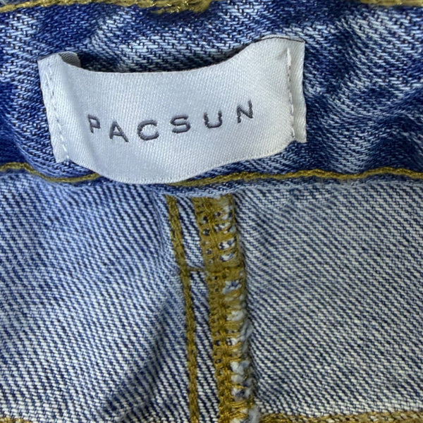Pacsun Women’s Blue Denim High Rise Baggy Wide Leg Authentic Jeans Size 28 - New