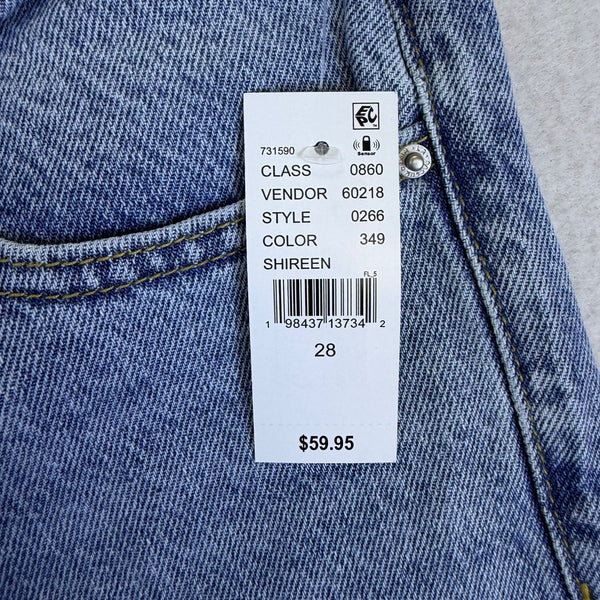 Pacsun Women’s Blue Denim High Rise Baggy Wide Leg Authentic Jeans Size 28 - New