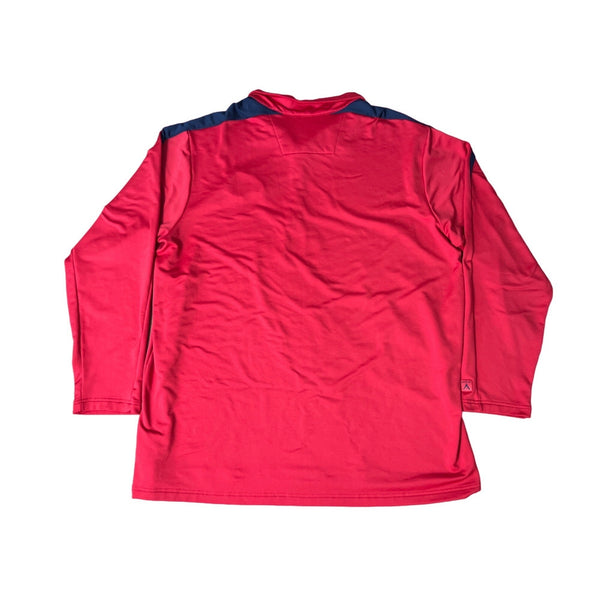 Washington Capitals  Men's Team Long Sleeve Red Polo Shirt Sz XXL