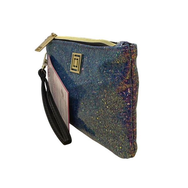 Liz Claiborne Women’s Multi Glitter RFID Phone Charging Wristlet Wallet Size S