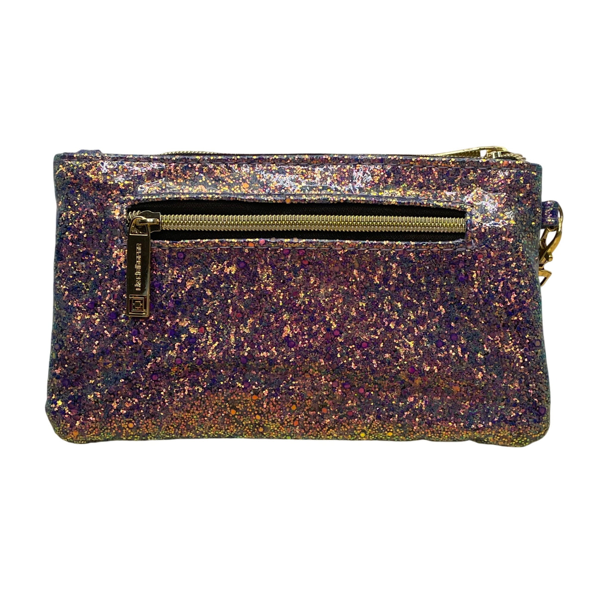 Liz Claiborne Women’s Multi Glitter RFID Phone Charging Wristlet Wallet Size S