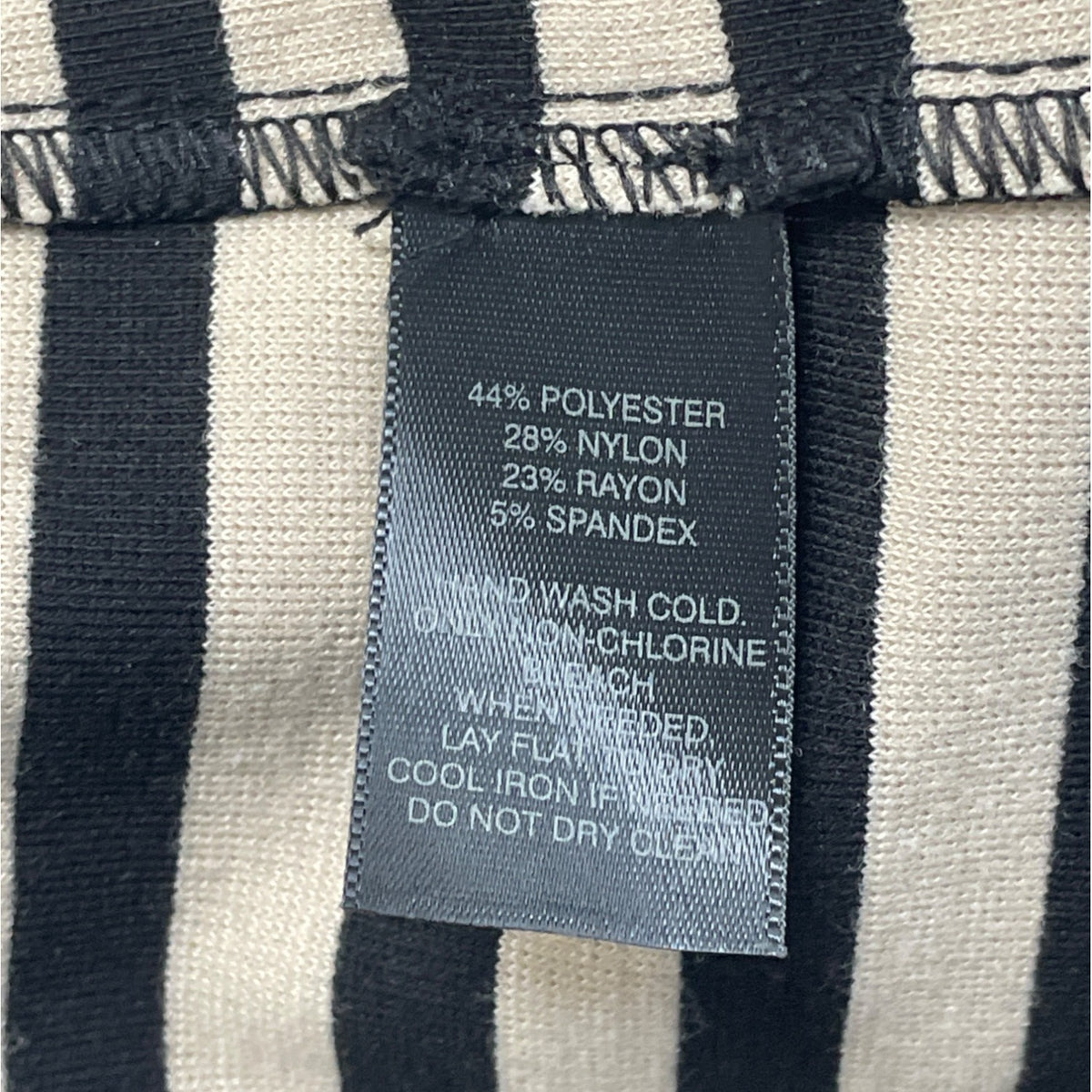 White House Black Market Women's Black & White Striped Peplum Jacket Sz 6