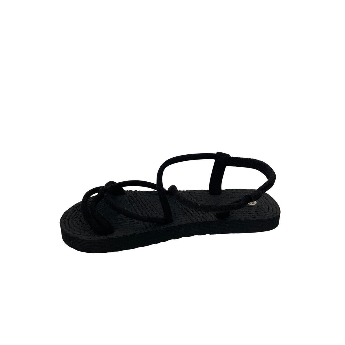Black Strappy Sandals For Women Size 37 Comfortable & Stylish Footwear