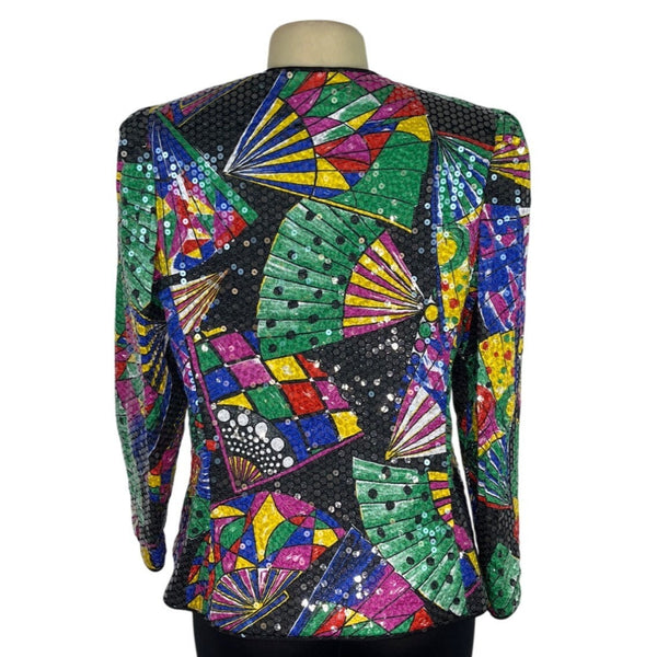 Katherine Lindsay Multicolor Sequin Jacket By Matthew Womens