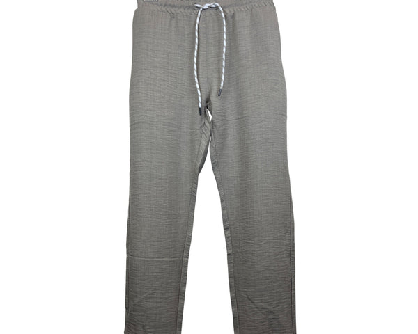 Essex Crossing Aria Mens Beige Lightweight Drawstring Pants Casual Relaxed Fit