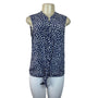 Joie Women's Navy Blue Sleeveless Blouse Sz M - NWT