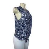 Joie Women's Navy Blue Sleeveless Blouse Sz M - NWT