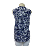 Joie Women's Navy Blue Sleeveless Blouse Sz M - NWT