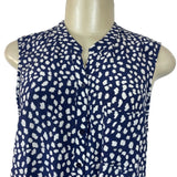 Joie Women's Navy Blue Sleeveless Blouse Sz M - NWT