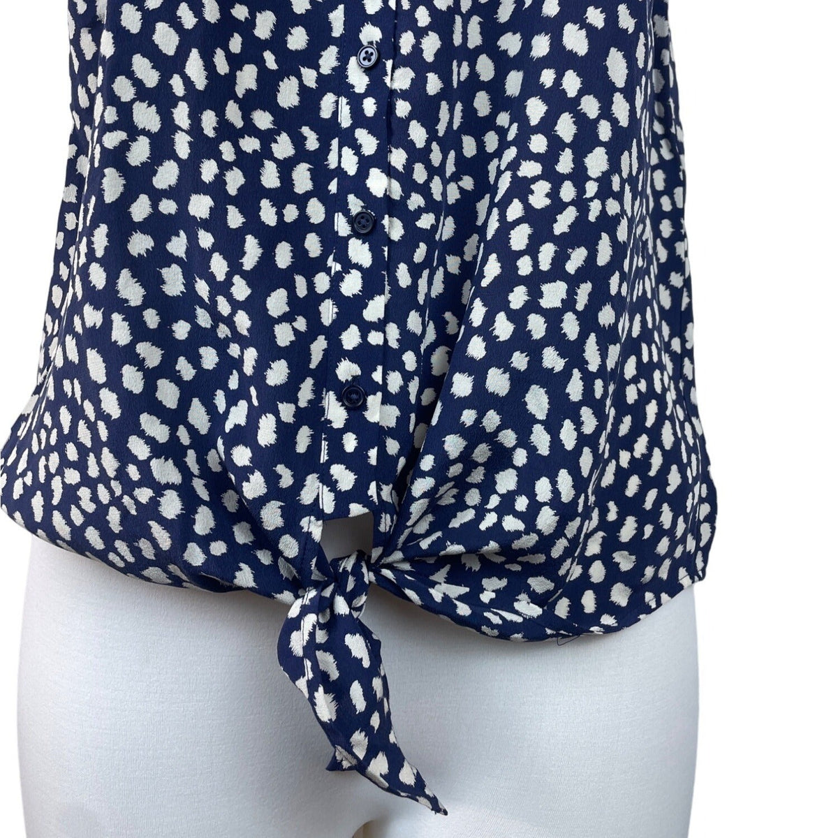 Joie Women's Navy Blue Sleeveless Blouse Sz M - NWT