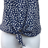 Joie Women's Navy Blue Sleeveless Blouse Sz M - NWT