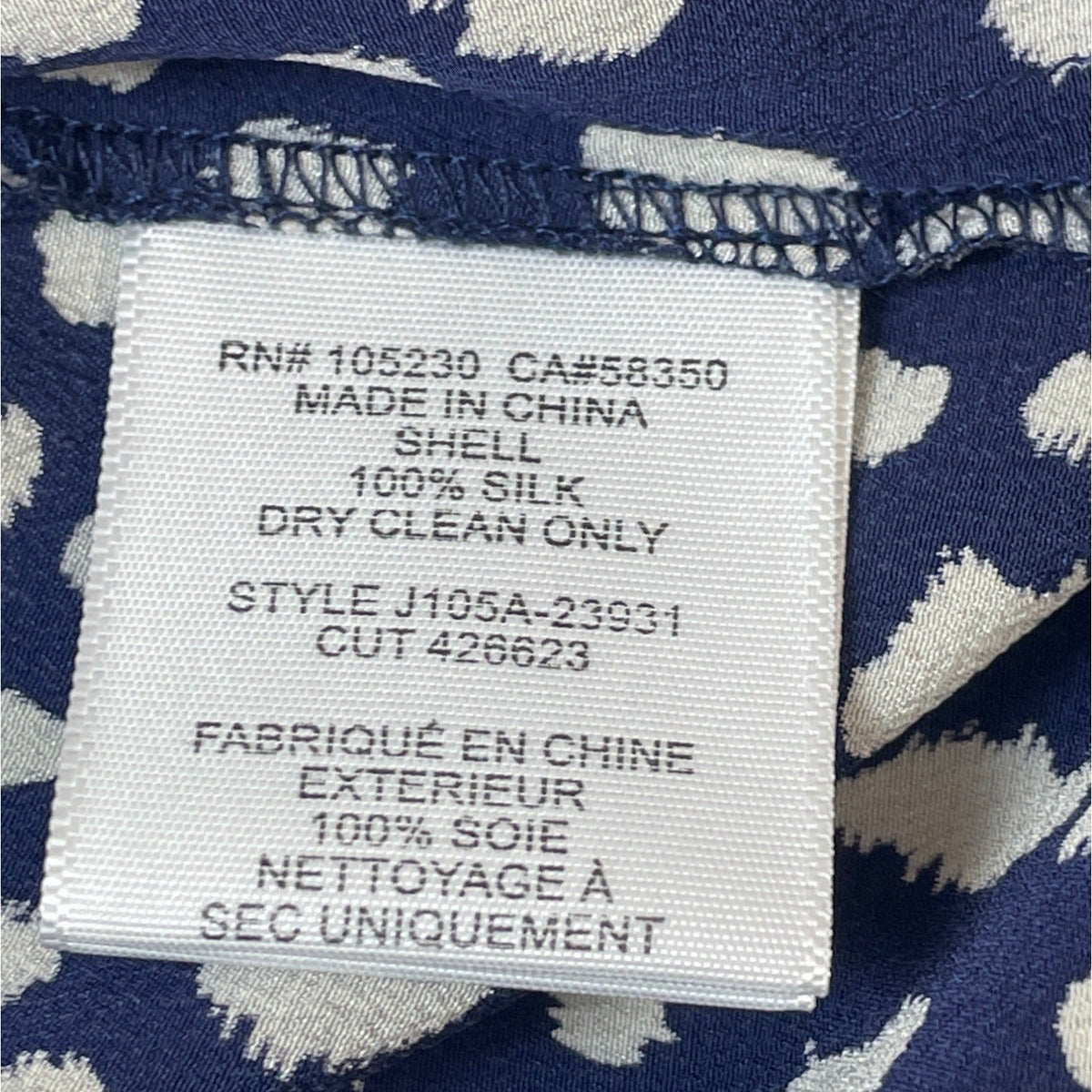 Joie Women's Navy Blue Sleeveless Blouse Sz M - NWT