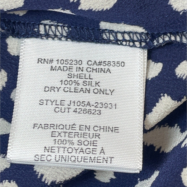 Joie Women's Navy Blue Sleeveless Blouse Sz M - NWT