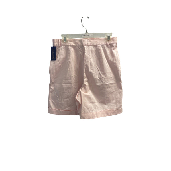 Charter Club Womens Pink Cotton Shorts Size 12 Durable Everyday Wear Stylish
