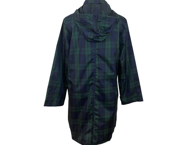 Teflon Women's Rain Coat With Hood & Buttons For Women Size (9-11)- NWT