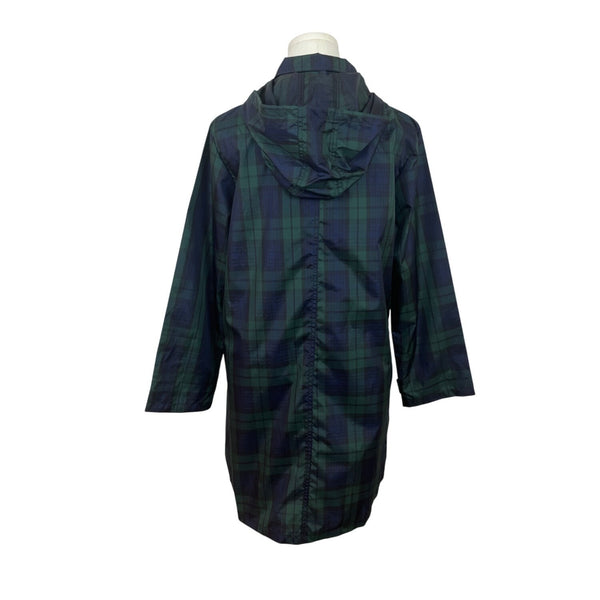 Teflon Women's Rain Coat With Hood & Buttons For Women Size (9-11)- NWT
