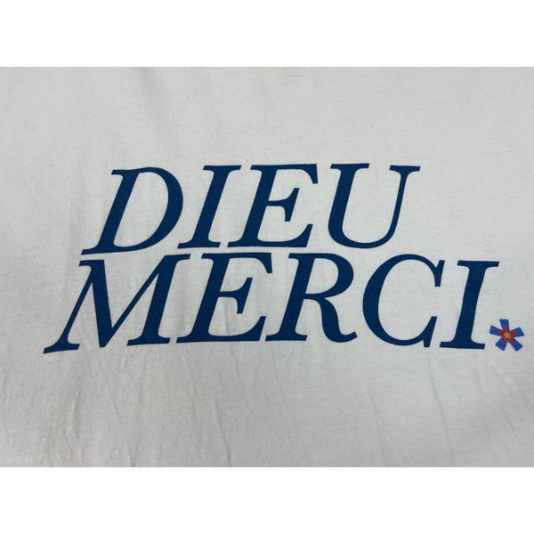 Supervsn Studios White Dieu Merci T Shirt Sz XXL