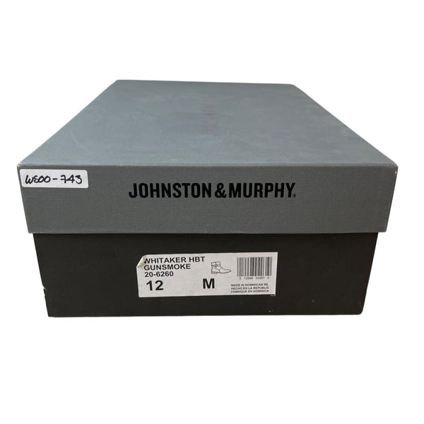 Johnston & Murphy Women's Brown Gunsmoke Suede Leather Whitaker Hbt Ankle Boots Sz 12 - NWB
