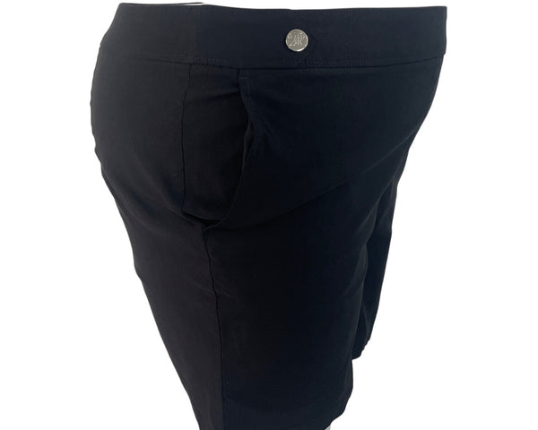 Rafaella Womens Black Stretch Shorts  Classic Fit Lightweight Comfortable Sz 18