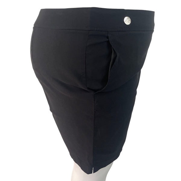 Rafaella Womens Black Stretch Shorts  Classic Fit Lightweight Comfortable Sz 18