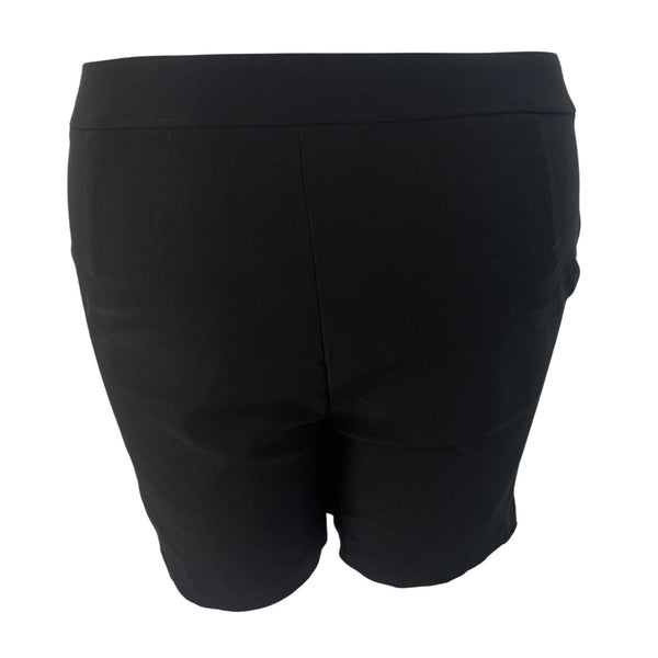 Rafaella Womens Black Stretch Shorts  Classic Fit Lightweight Comfortable Sz 18