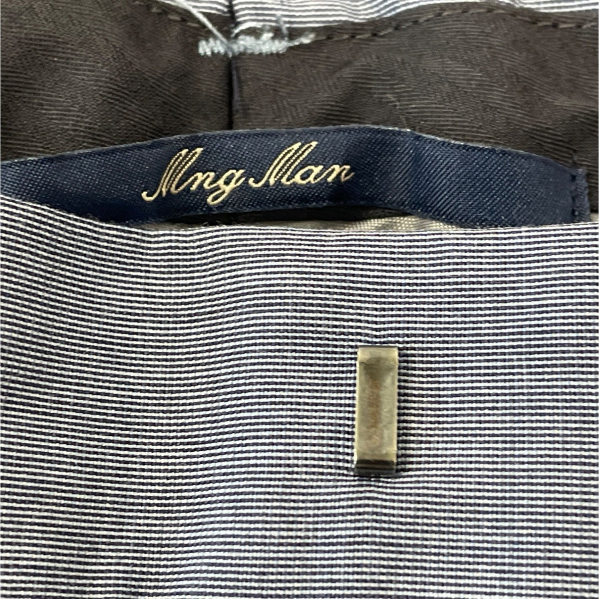 MNG Mens Blue Paulo Stretch & Tailored Formal Trousers Size 34 - NWT