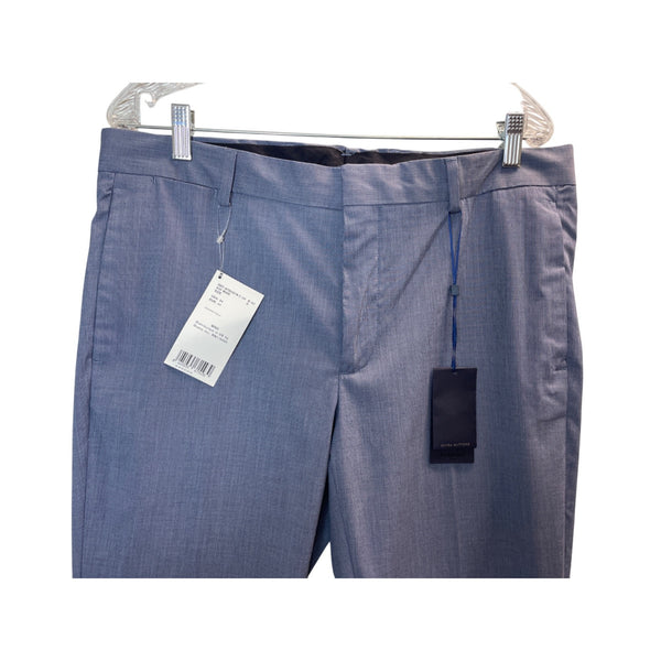 MNG Mens Blue Paulo Stretch & Tailored Formal Trousers Size 34 - NWT