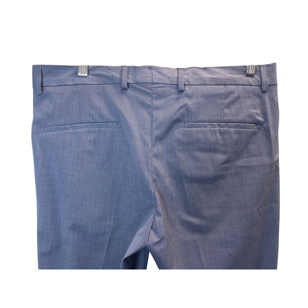 MNG Mens Blue Paulo Stretch & Tailored Formal Trousers Size 34 - NWT