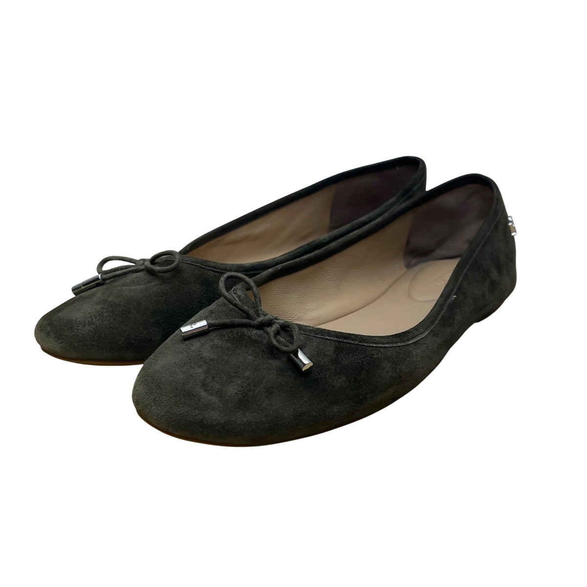 Lauren Ralph Lauren Women’s Dark Olive Suede Jayna Slip-On Ballet Flats Size 8.5