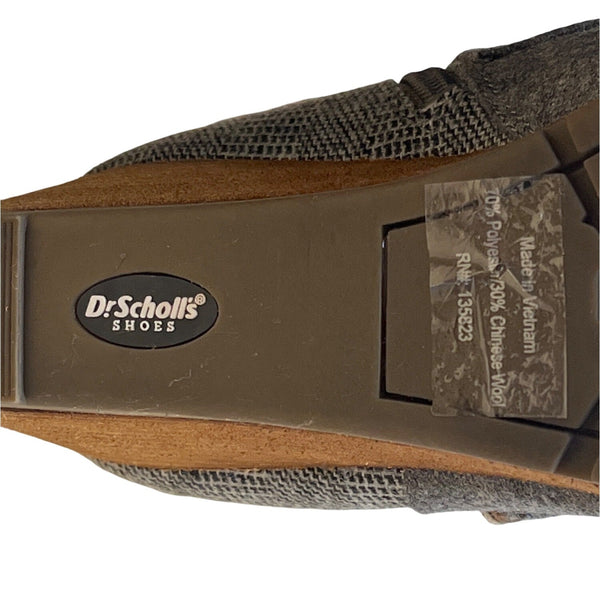 Dr. Scholls Create Women’s Gray Side Zipper & Buckle Wedge Ankle Booties Sz 10M
