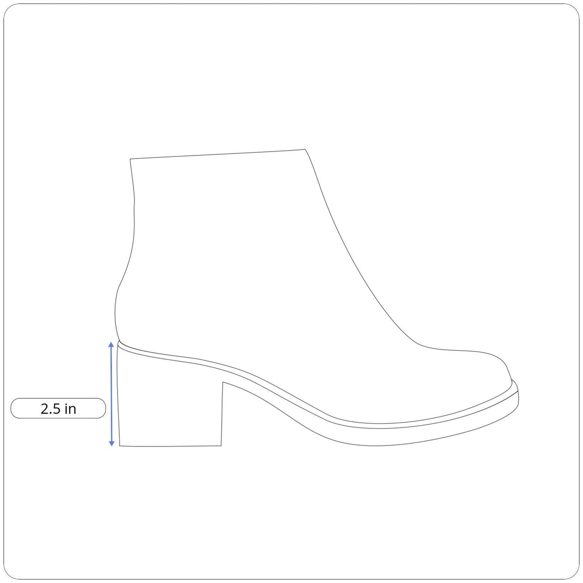 Dr. Scholls Create Women’s Gray Side Zipper & Buckle Wedge Ankle Booties Sz 10M