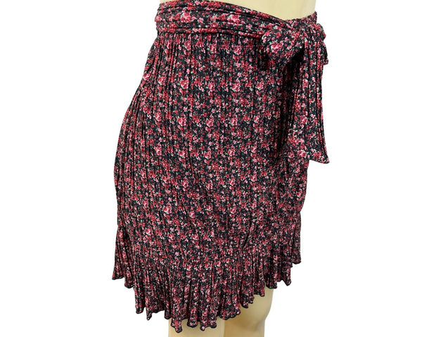 Dex Women's Red Straight Floral Pattern Skirt Sz XL - NWT
