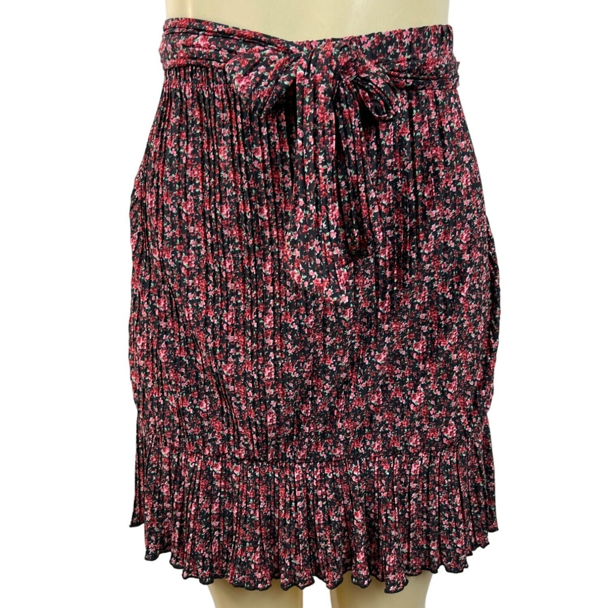 Dex Women's Red Straight Floral Pattern Skirt Sz XL - NWT