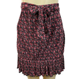 Dex Women's Red Straight Floral Pattern Skirt Sz XL - NWT