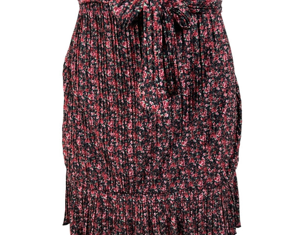 Dex Women's Red Straight Floral Pattern Skirt Sz XL - NWT
