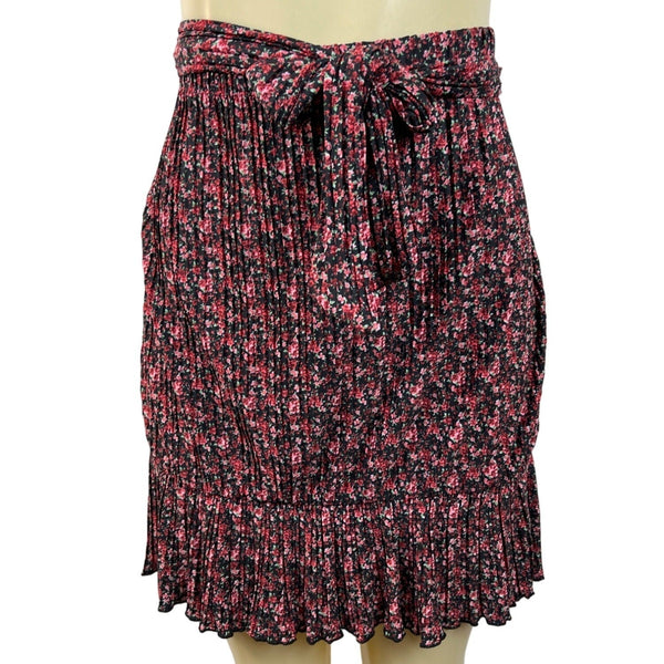 Dex Women's Red Straight Floral Pattern Skirt Sz XL - NWT