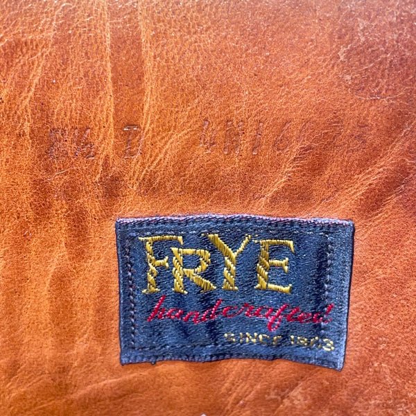 Vintage Frye Men’s Brown Leather Harness Handcrafted Mid-Calf Boots Sz 8.5D