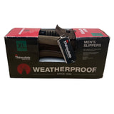Weatherproof Mens Brown Plaid Lining Thinsulate Moccasin Slippers Size XL - New