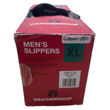 Weatherproof Mens Brown Plaid Lining Thinsulate Moccasin Slippers Size XL - New