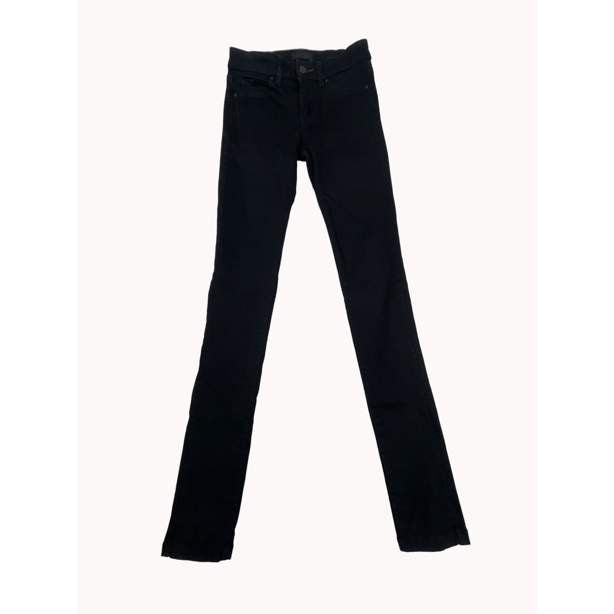 Uniqlo Skinny Tapered Fit Black Jeans Ultra Stretch Mid Rise Women's 23x33